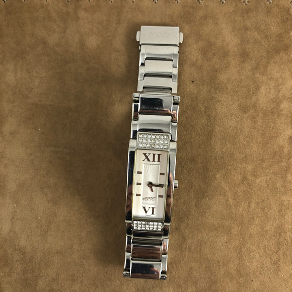 Esprit Radiant Face Silver Band Crystals Business - Picture 5 of 8